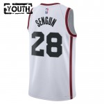 Maillot NBA Houston Rockets Alperen Sengun Nike 2024-25 City Edition Blanc Swingman - Enfant